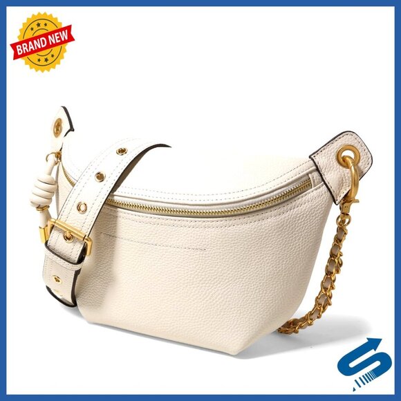 Handbags - Genuine Leather Crossbody Fanny Pack Adjustable Strap Festival Travel Bag